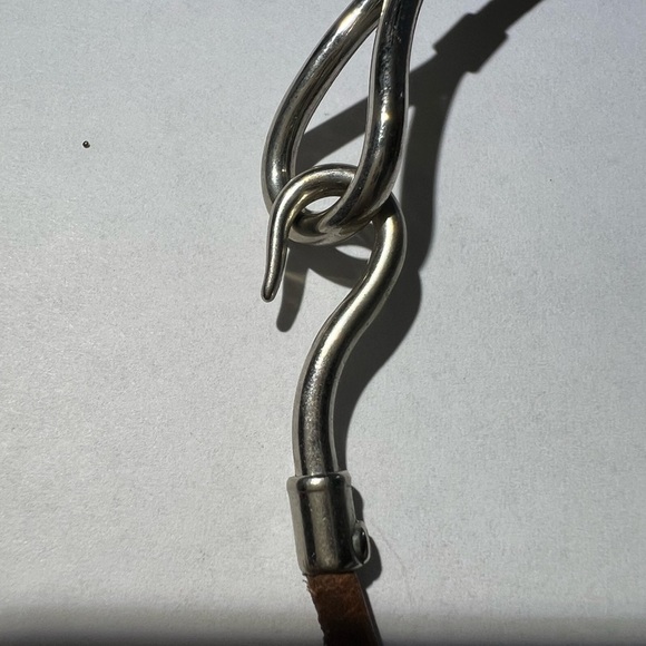 - Hermes Brown Gun Metal Double Tour Wrap Bracelet or choker - Picture 7 of 8